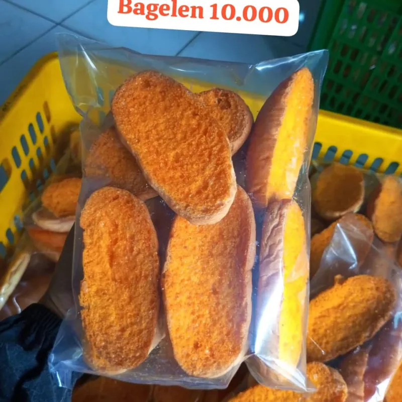 Bagelen roti kering mentega 