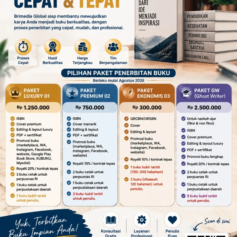 Penerbitan Buku ber ISBN Resmi
