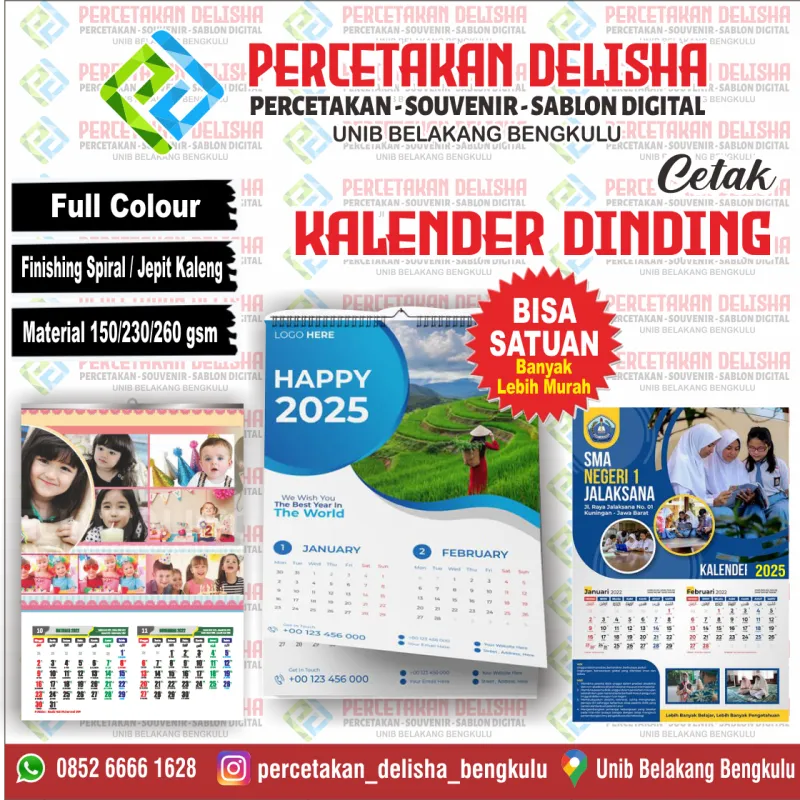 Kalender Dinding Custom