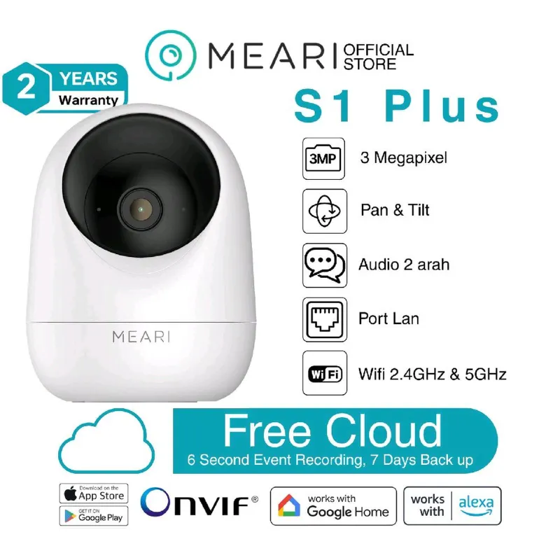 Meari S1 Plus 3MP Kamera CCTV WiFi